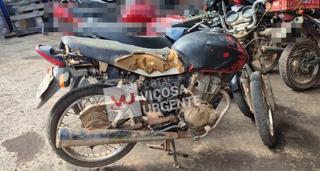 Vi Osa Moto Furtada Em Localizada Pela Pm